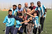 Son dakika haberleri | ŞANLIURFA - Eyyübiye Belediyespor Ampute Futbol Takımı, Süper Lig'e yükselmenin sevincini yaşıyor