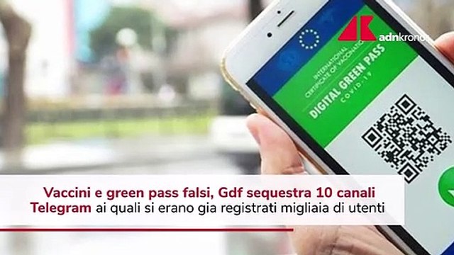 Green pass e vaccini falsi in vendita, sequestrati canali Telegram