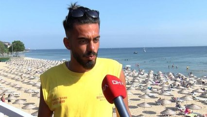 İSTANBUL'DA NORMALLEŞMEYLE BİRLİKTE PLAJLAR DOLDU; CANKURTARANLAR NÖBETE BAŞLADI