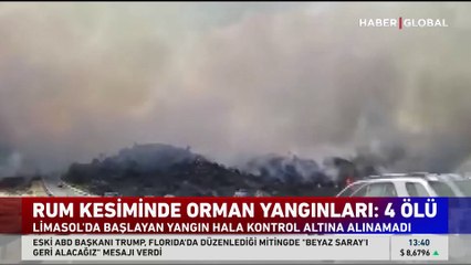 Kıbrıs Rum Kesimi'nde yangın 4 can aldı