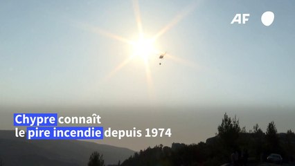 Chypre: le pire incendie depuis des décennies sur l'île