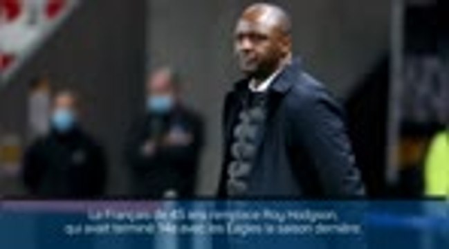 Crystal Palace - Vieira nouvel entraîneur