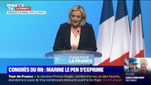 Marine Le Pen réélue présidente du RN: 