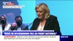 Marine Le Pen dénonce un État "toujours plus fort avec les faibles et toujours plus faible avec les forts"