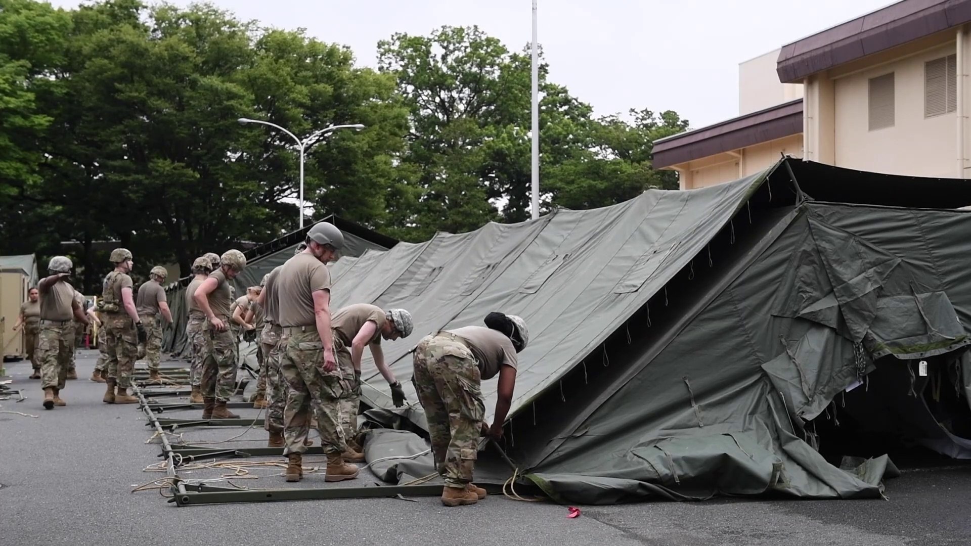 US Military News • U.S. Army 311th Field Hospital Exercise • Yokota Air Base, Japan, June 30, 2021