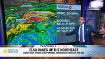 Heat wave hits Southwest as Tropical Storm Elsa races up the Atlantic seaboard