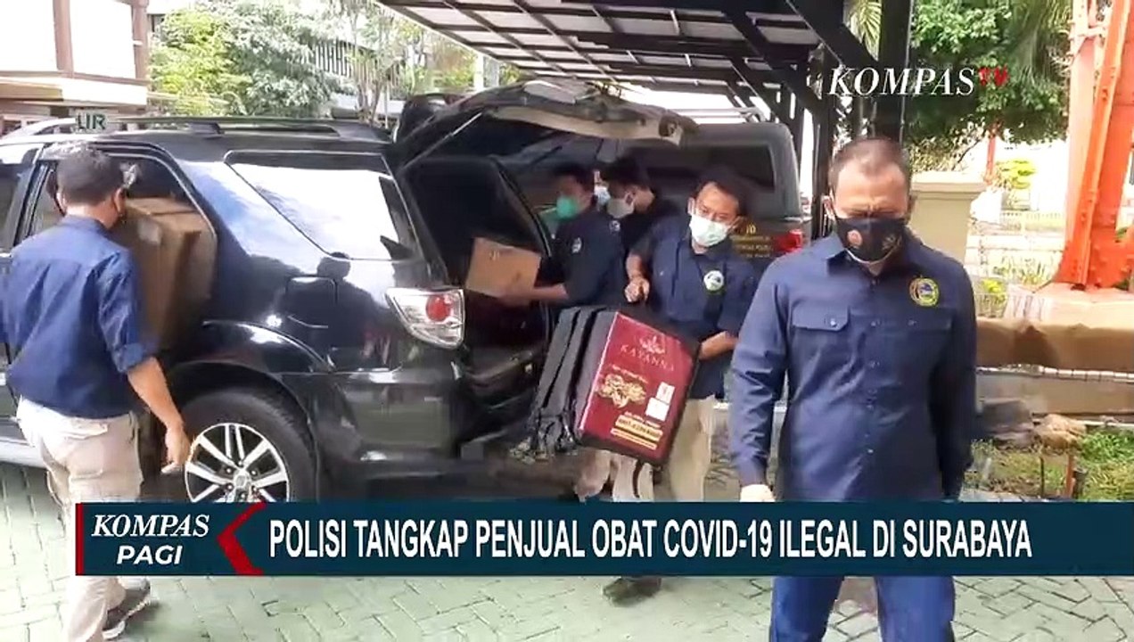 Penjual Obat dan Suplemen Covid-19 Ilegal Ditangkap Polda Jawa Timur