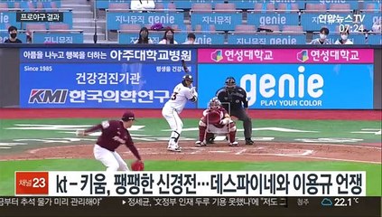 [프로야구] 키움에 역전승한 kt…파죽의 8연승