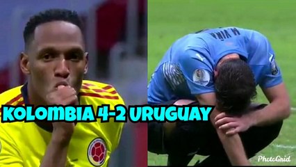 Kolombia 4-2 Uruguay (pens) • Copa America