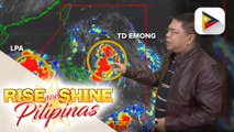 INFO WEATHER: Tropical Depression #EmongPH, patuloy na binabantayan; #EmongPH, magpapaulan sa Luzon, Eastern Visayas, at Mindanao