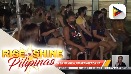 Night vaccination sa Maynila, umarangkada na