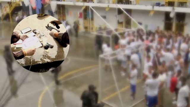 Celulares, armas blancas, marihuana y dinero: lo que ocultan los reclusos de una cárcel en Meta