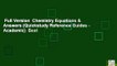 Full Version  Chemistry Equations & Answers (Quickstudy Reference Guides - Academic)  Best