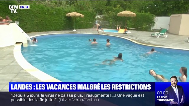 Vacances: les premiers Français posent leurs valises dans les Landes, malgré le variant Delta