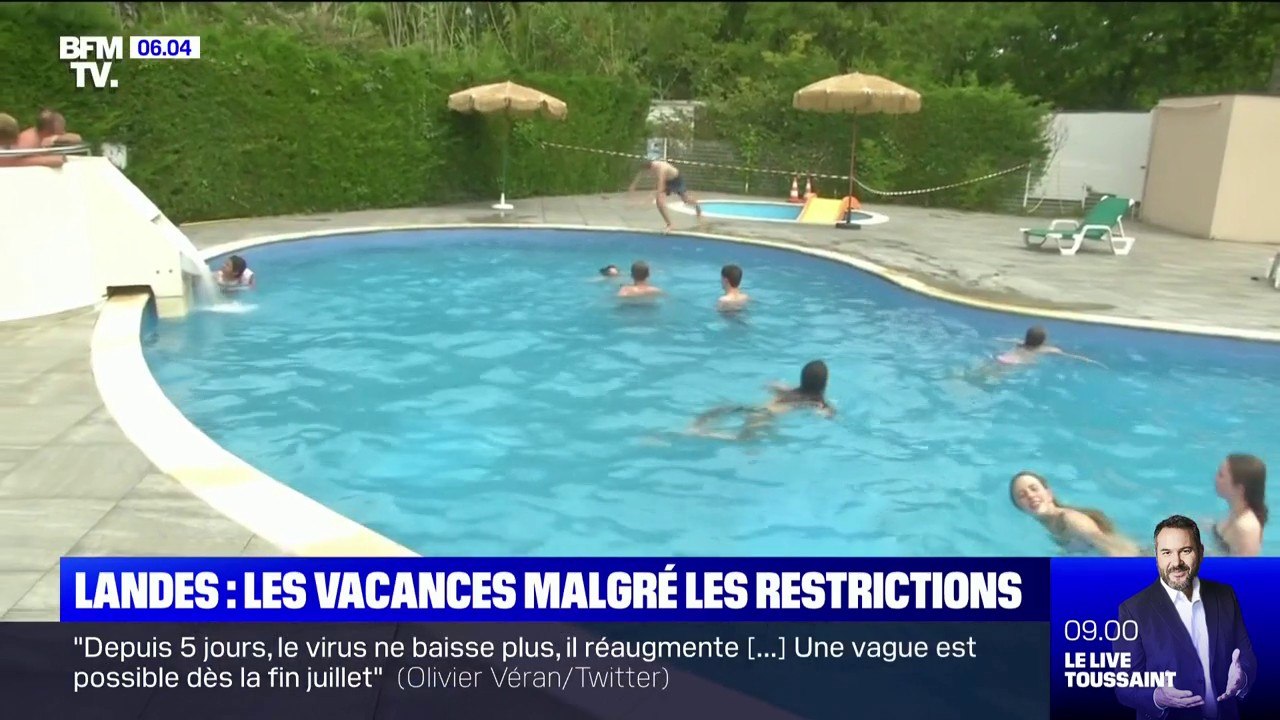 Vacances: les premiers Français posent leurs valises dans les Landes, malgré le variant Delta