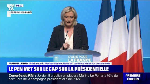 Réélue présidente du Rassemblement national, Marine Le Pen met le cap sur l'élection présidentielle