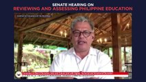 Senate of the Philippines: Hearing on reviewing and assessing Philippine education