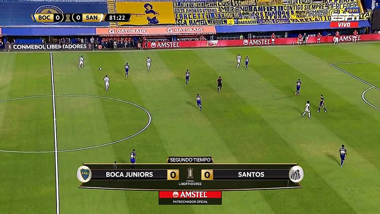Copa Libertadores 2020: Boca 0 - 0 Santos de Brasil (2do Tiempo)