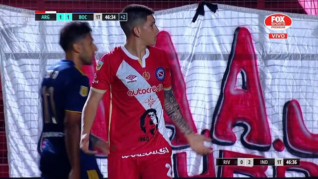 Torneo LPF: Arg 1 - 1 Boca (Primer Tiempo)