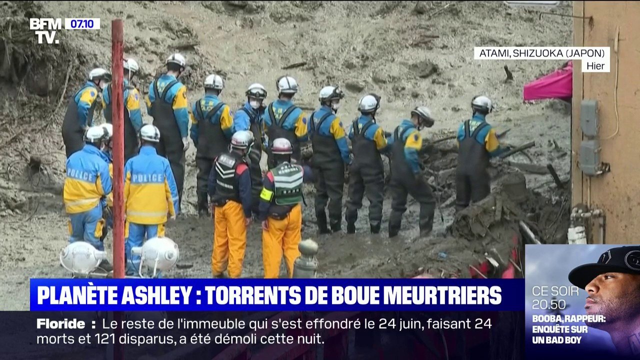 Les recherches reprennent pour tenter de retrouver des survivants emportés par la coulée de boue au Japon