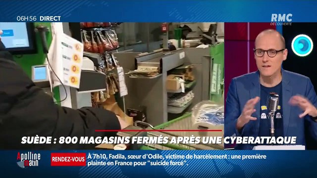 La chronique d'Anthony Morel : 800 magasins fermés après une cyberattaque en Suède - 05/07