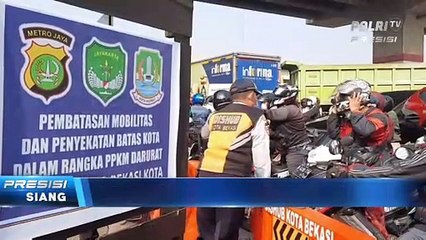 Penyekatan Mobilitas Bekasi ke Jakarta