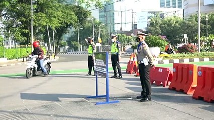 Masyarakat Diimbau Tidak Berolahraga di Kawasan Sudirman