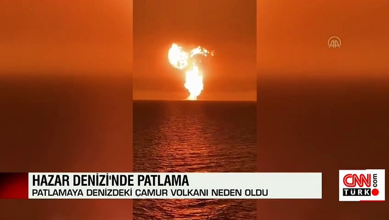Hazar Denizi'nde patlama
