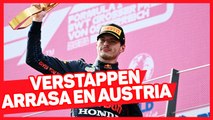 VÍDEO: Max Verstappen ARRASA en Austria y saca los colores a Mercedes