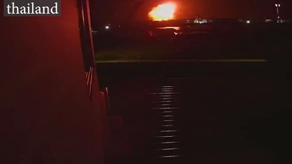 Thailand factory explosion CCTV shows moment blast shakes homes
