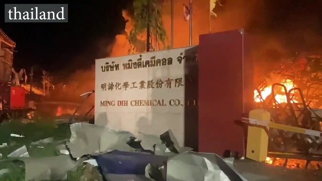 Thailand factory explosion injures 12 as thousands of residents are evacuated