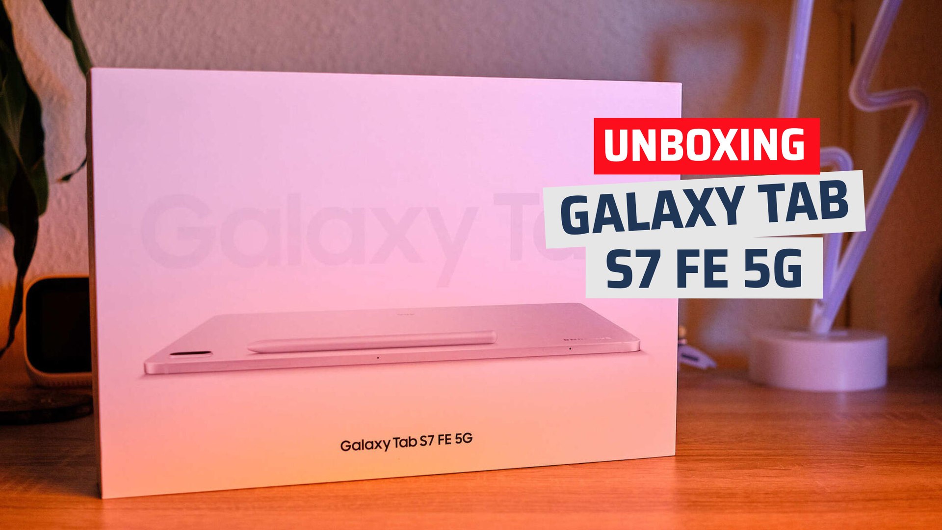 Unboxing Samsung Galaxy Tab S7 FE 5G - Vídeo Dailymotion