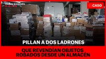 Pillan a dos ladrones que revendían objetos robados desde un almacén