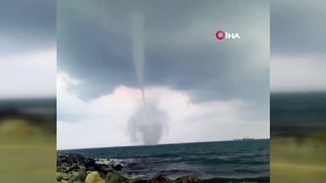 İskenderun Körfezi'nde hortum paniği