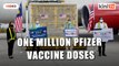M'sia receives one million doses of Pfizer vaccine from US
