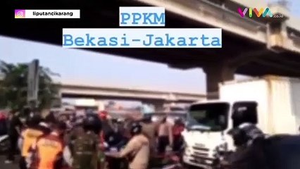 Dijaga Panser TNI, Warga Dilarang Masuk Jakarta!