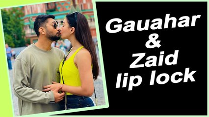 Gauahar Khan's lip lock with hubby Zaid Darbar goes viral