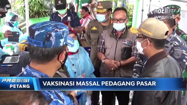 Serbuan Vaksinasi Nasional di Pasar Sepinggan Balikpapan
