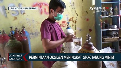 Permintaan Oksigen Meningkat, Stok Tabung Minim