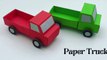 How To Make Paper Toy TRUCK For Kids / Nursery Craft Ideas / Paper Craft Easy / KIDS crafts / toy