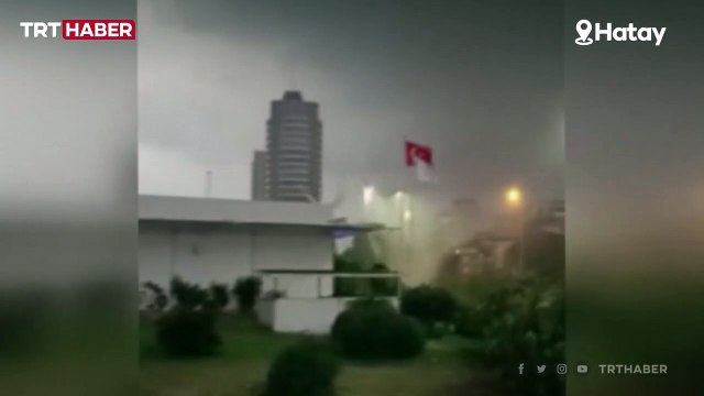 İskenderun Körfezi açıklarında hortum