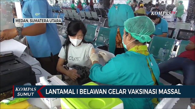 Lantamal I Belawan Gelar Vaksinasi Massal