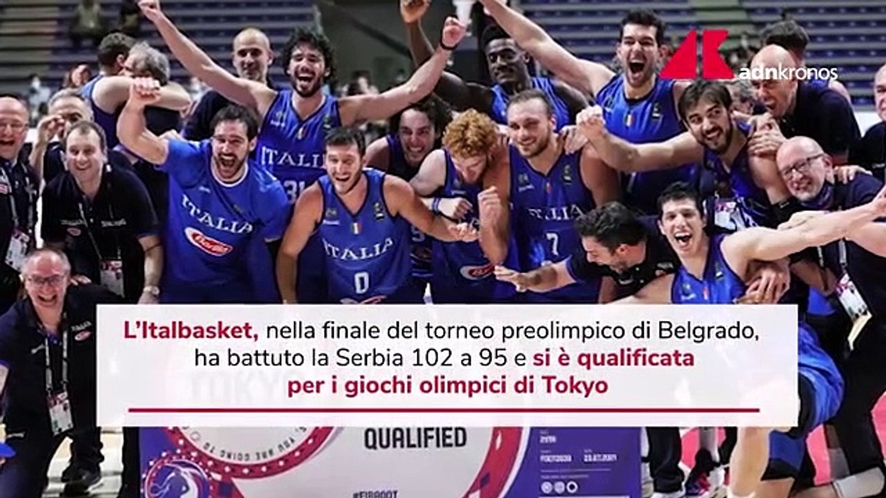 Italbasket Torna Alle Olimpiadi Battuta La Serbia Video Dailymotion