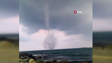 İskenderun Körfezi'nde hortum kamerada