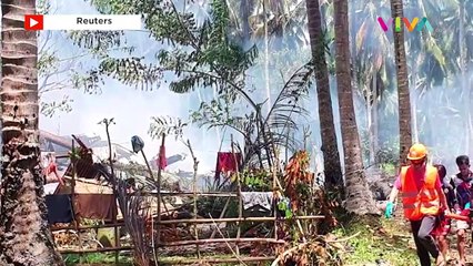 Pesawat Hercules Jatuh Menimpa Warga, Total Korban 50 Orang