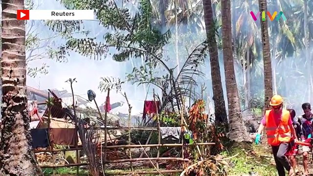 Pesawat Hercules Jatuh Menimpa Warga, Total Korban 50 Orang