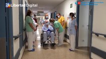 El Gregorio Marañón celebra el alta hospitalaria de su paciente 6.000 ingresado por Covid