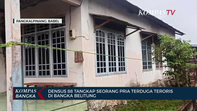 Densus 88 Tangkap Seorang Terduga Teroris Di Kepulauan Bangka Belitung