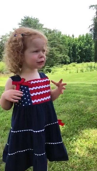 Leah Rose sings Lee Greenwood's "God Bless the U.S.A” (“Proud to Be An American”).