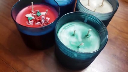 How To Melt Old Candle Wax Into New Candles To Reuse Candle Wax!